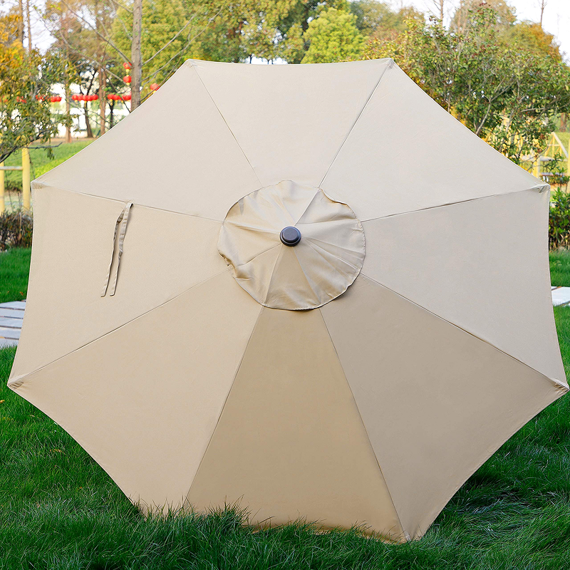 Outdoor Sunshade Umbrella | Wooden Pillars, Rust-proof, Water-resistant, Sun-proof, Portable and Adjustable, Suitable for Use on Beaches, Swimming Pools, Courtyards, Gardens, and Outdoors.
