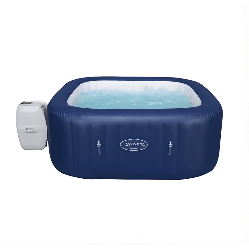 Bestway Square Inflatable Bathtub | Foam Massage, Heating and Constant Temperature System,  Foldable, Suitable for Home Swimming Pool,  Bath Basin,  4-6 People