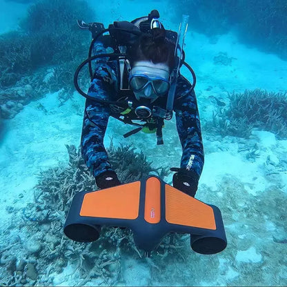 S1 Underwater Sea Scooter | Dual Motors, 2-Speed, Replaceable Battery, Dive to 164ft, 4mph Speed, 45min Runtime, Compatible with Action Cameras, Perfect for Snorkeling & Diving