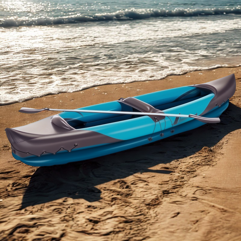 Double-person Inflatable Kayak | Durable, Shock-resistant, Wear-resistant, Thickened, Safe and Stable, Suitable for Fishing  and Outdoor Water Activities,  Rescue Equipment.