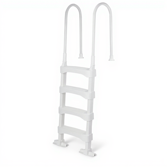 Vinyl Works Snap & Lock Pool Stairs | Made of Plastic, Quick-release Design, Anti-slip, Stable, Easy To Store, Suitable for Above-ground or Below-ground Swimming Pools