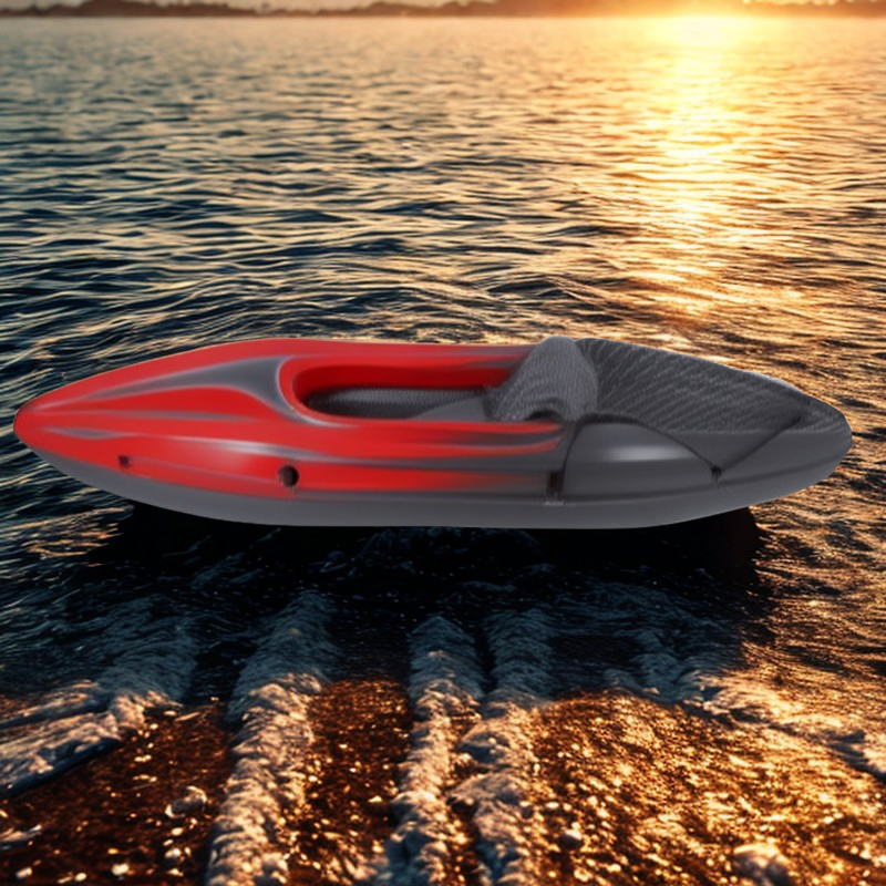 Single-person Inflatable Kayak | Durable, Shock-resistant, Wear-resistant, Thickened,  Suitable for Fishing , Outdoor Water Activities,  Rescue Equipment, 107.87 * 30.31 * 18.90 Inches, Red