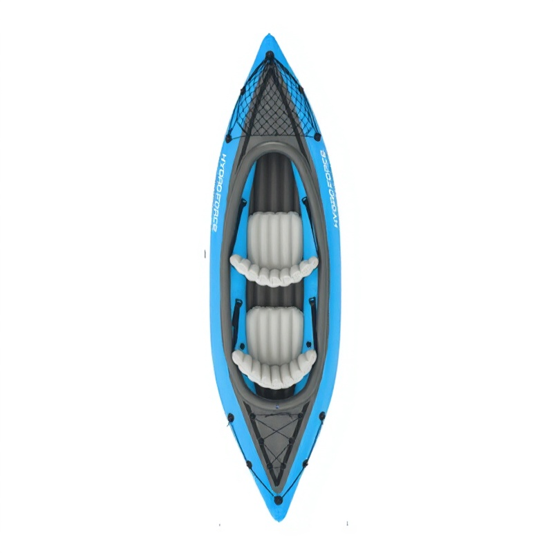 Bestway Inflatable Kayak | Single/Double Canoe, 108.27 * 31.89 * 17.32 Inches / 130.31 * 34.65 * 17.72 Inches, Thickened, Waterproof, Portable and Foldable, Water Sports Fishing Equipment, Outdoor Family Entertainment