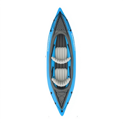 Bestway Inflatable Kayak | Single/Double Canoe, 108.27 * 31.89 * 17.32 Inches / 130.31 * 34.65 * 17.72 Inches, Thickened, Waterproof, Portable and Foldable, Water Sports Fishing Equipment, Outdoor Family Entertainment