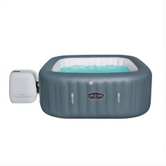 Bestway Square Inflatable Bathtub | Foam and Water Spray Massage, Heating and Constant Temperature System, Foldable, Suitable for Home Swimming Pool,  Bath Basin, 4-6 People