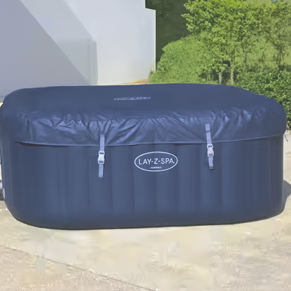 Bestway Square Inflatable Bathtub | Foam Massage, Heating and Constant Temperature System,  Foldable, Suitable for Home Swimming Pool,  Bath Basin,  4-6 People