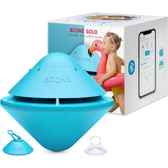 Alarma de piscina Lifebuoy Solo. Alarmas para piscinas enterradas y elevadas. Alarma de piscina flotante. No certificada por ASTM F2208. Aplicación Bluetooth. Sin alertas a teléfonos móviles. No compatible con BCone Pool Safety Alarm Guardian.