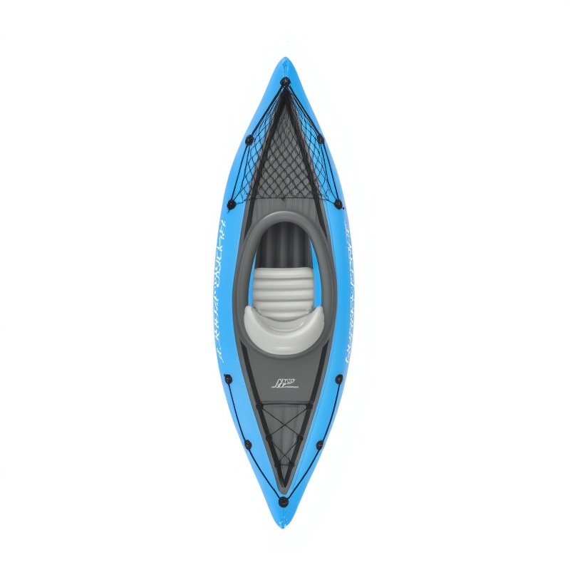 Bestway Inflatable Kayak | Single/Double Canoe, 108.27 * 31.89 * 17.32 Inches / 130.31 * 34.65 * 17.72 Inches, Thickened, Waterproof, Portable and Foldable, Water Sports Fishing Equipment, Outdoor Family Entertainment