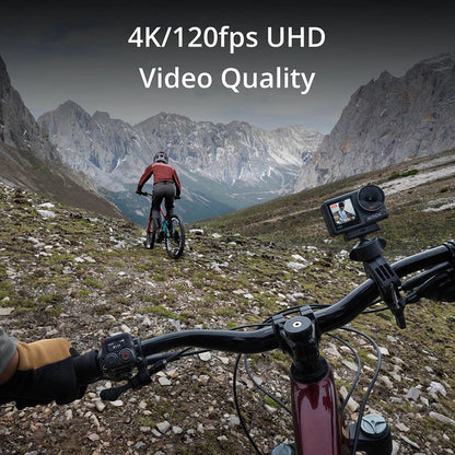 DJI Osmo Action 4 Ultimate Combo | 4K/120fps Waterproof Action Camera with 1/1.3" Sensor, 155º Ultra-Wide, D-Log M 10-Bit Color, Low-Light Imaging, 160 Min Battery