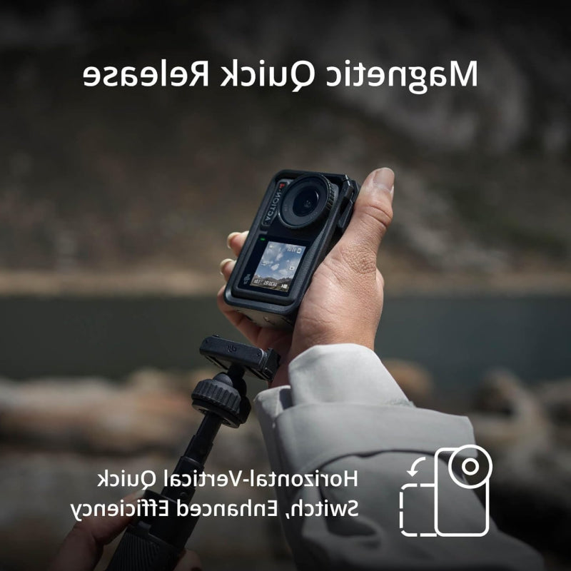 DJI Osmo Action 4 Ultimate Combo | 4K/120fps Waterproof Action Camera with 1/1.3" Sensor, 155º Ultra-Wide, D-Log M 10-Bit Color, Low-Light Imaging, 160 Min Battery